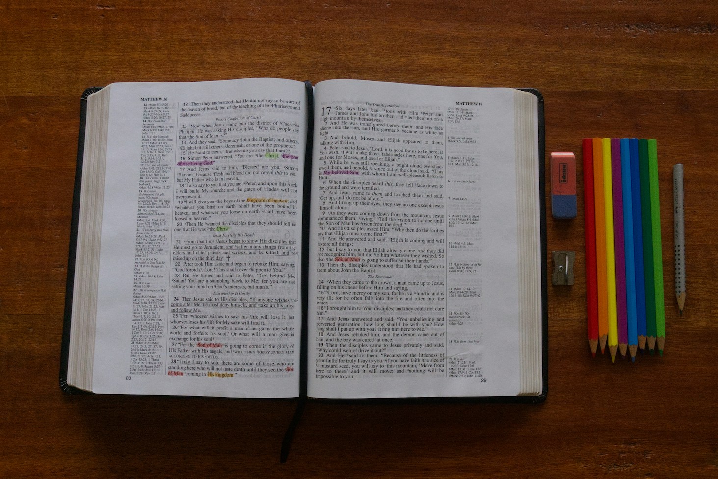 An Overall Chiasm around Six Discourses in the Gospel According to Matthew  
