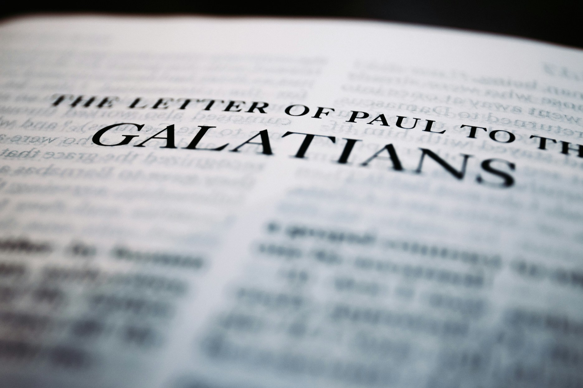 Flesh &amp; Spirit in Galatia